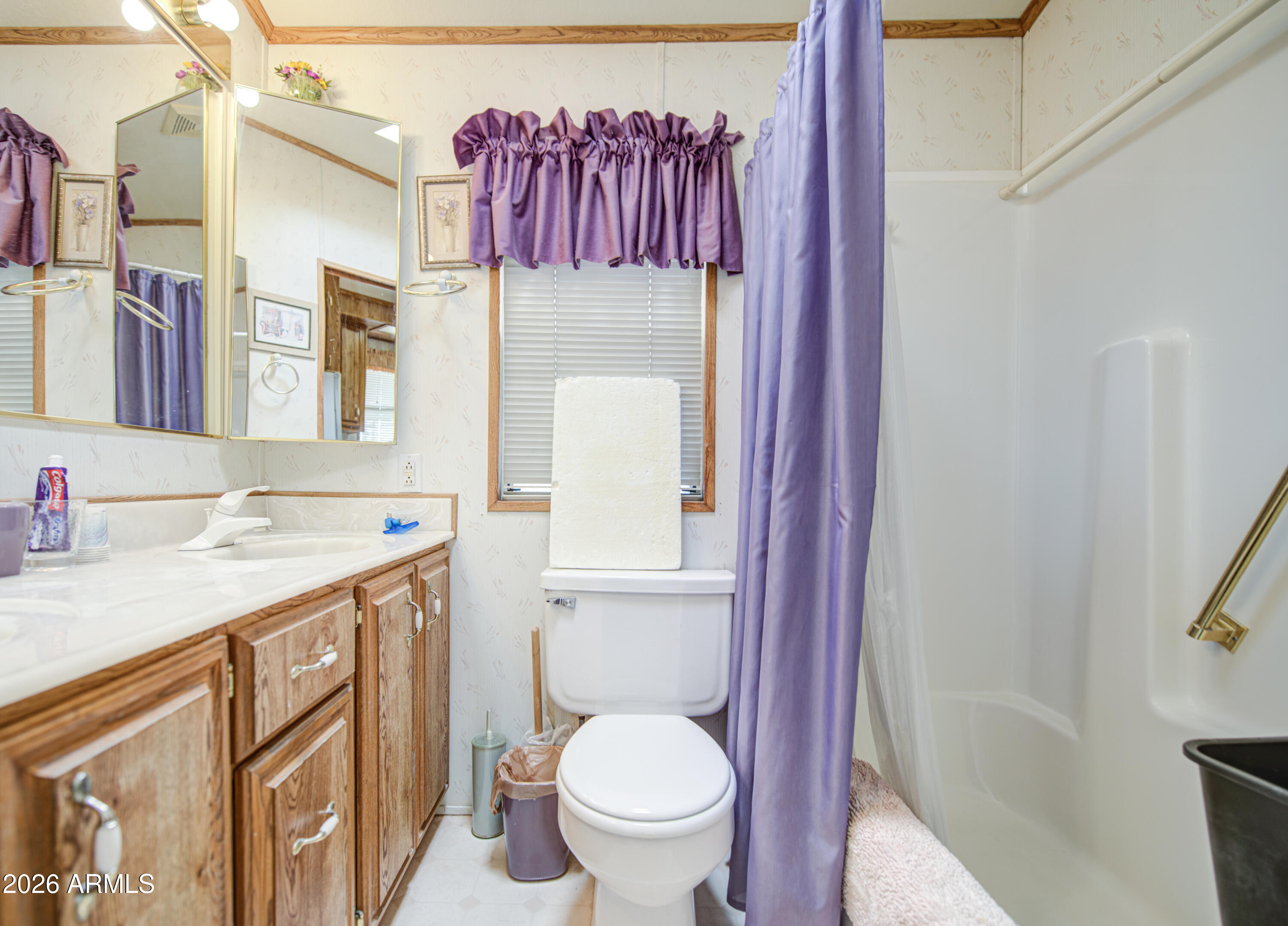 7750 East Broadway Road, Unit 512 Mesa, AZ 85208 - Photo 17 of 32 a bathroom with a sink toilet and shower