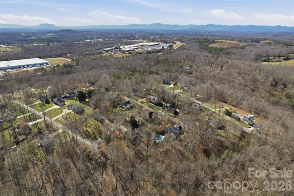 an aerial view of forest