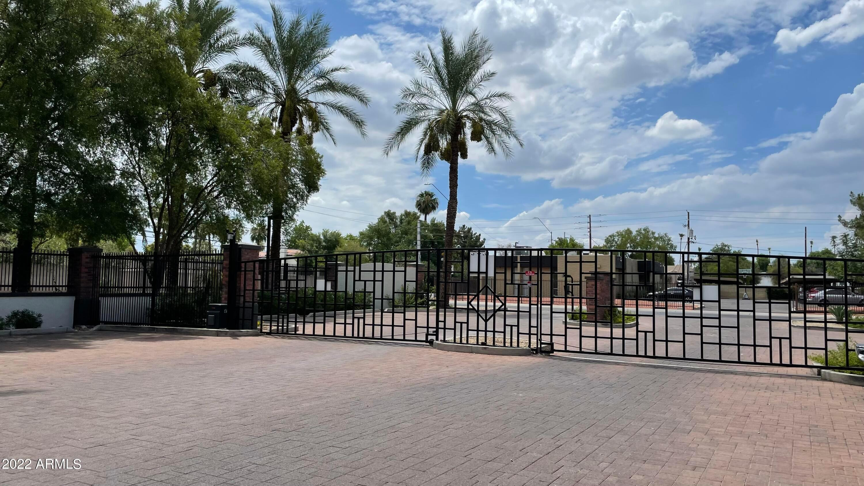 3302 North 7th Street, Unit 222 Phoenix, AZ 85014 - Photo 29 of 30 a view of a backyard with a palm tree