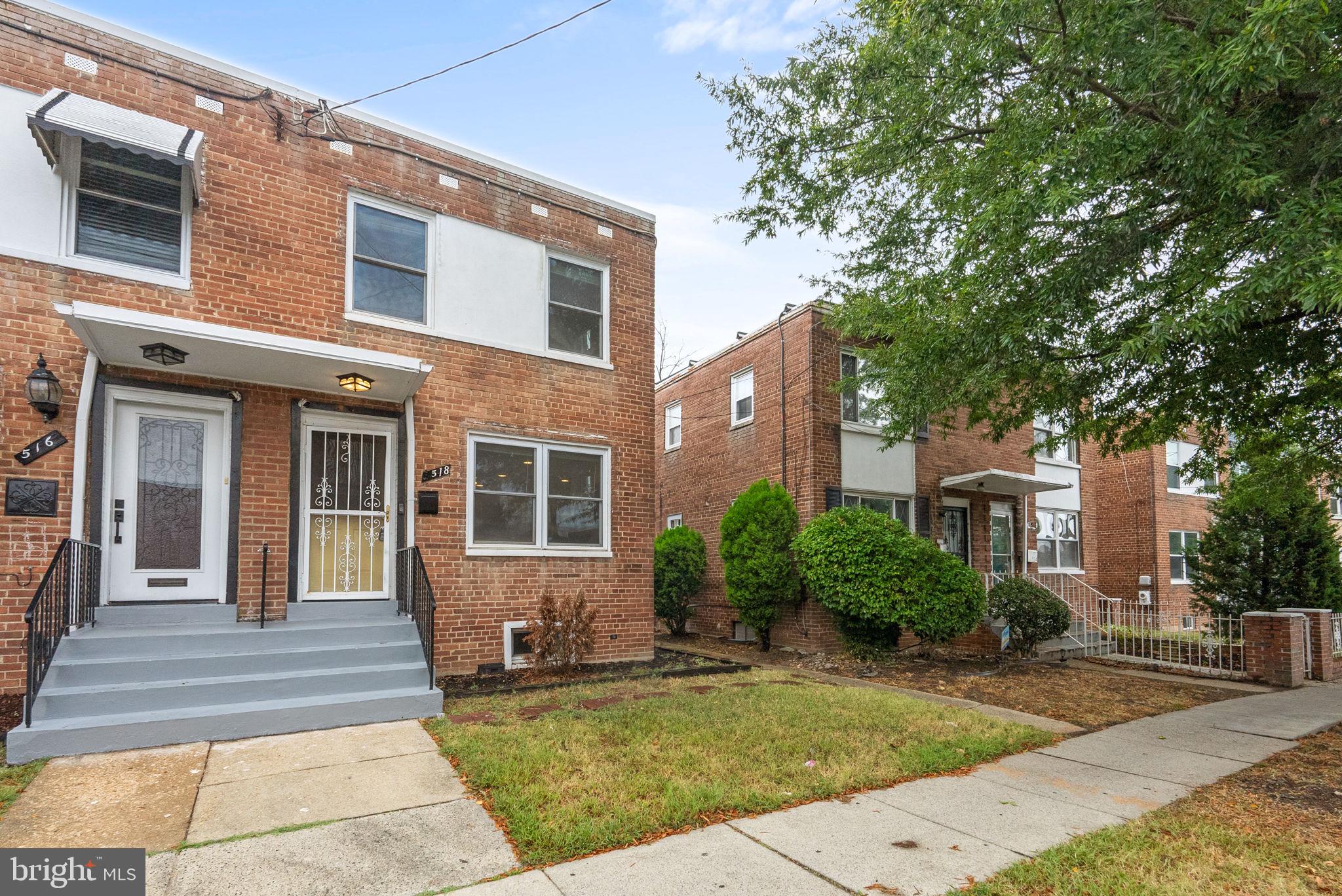 518 Riggs Road Northeast Washington, DC 20011 - Photo 18 of 18 a front view of a house