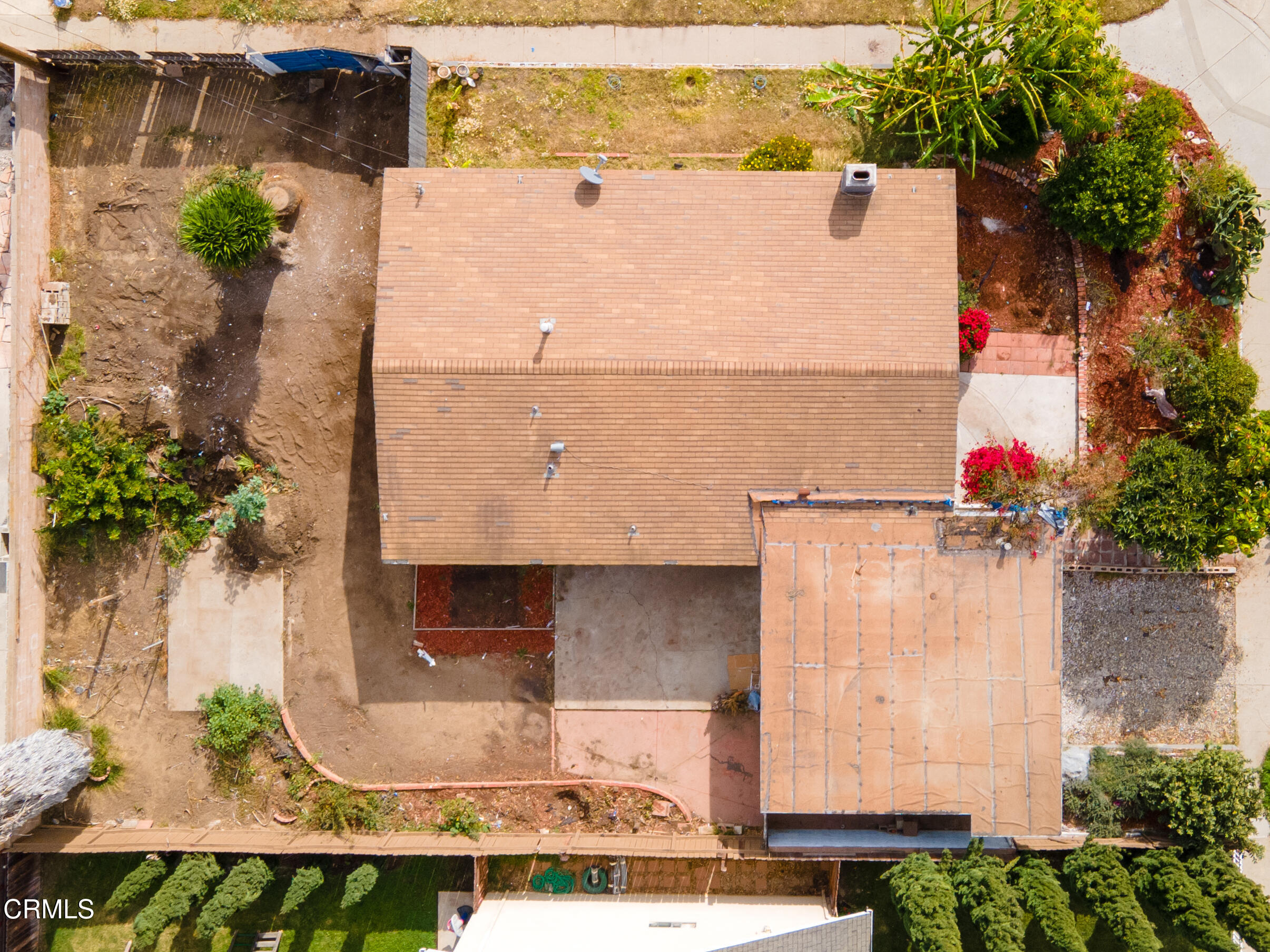 918 Ann Arbor Avenue Ventura, CA 93004 - Photo 3 of 25 an aerial view of a house with a yard and large trees