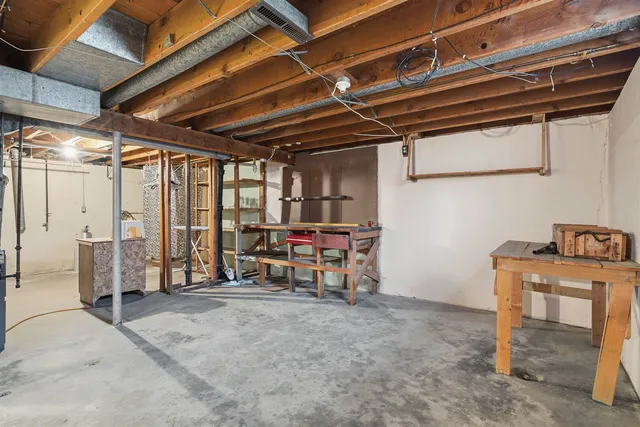 a view of storage and utility room