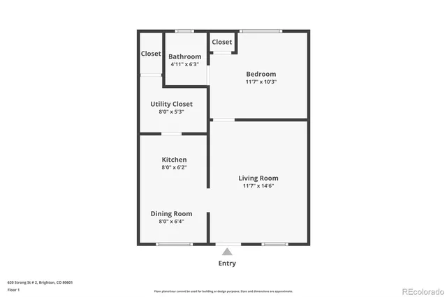 $1,195 | 620 Strong Street, Unit 3, Brighton, CO 80601