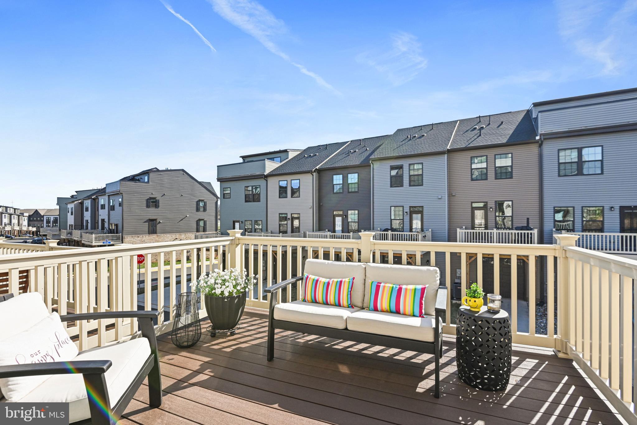 14008 Airfoil Road Herndon, VA 20171 - Photo 42 of 47 a view of a deck with two chair and table