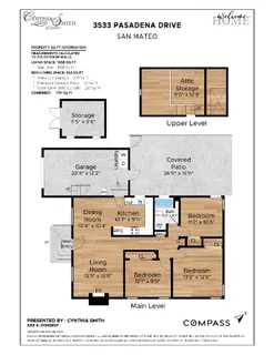 $1,788,000 | 3533 Pasadena Drive, San Mateo, CA 94403