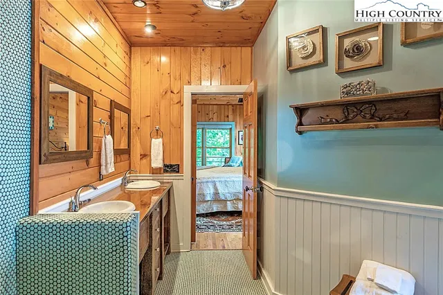 a view of a door and an outdoor space