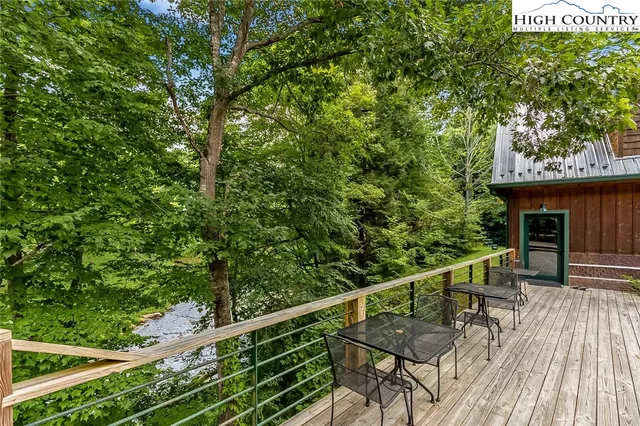 a view of balcony and deck