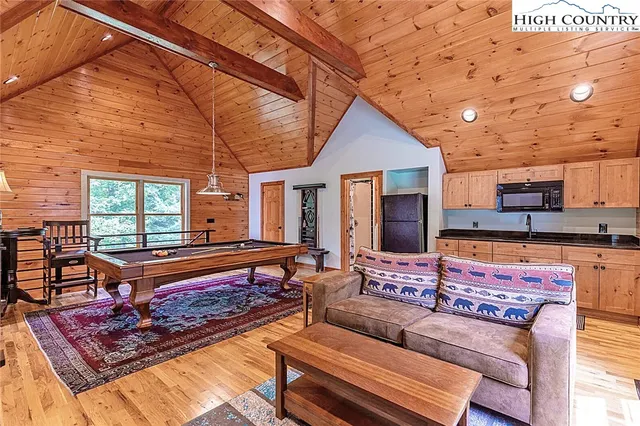 a building outdoor space with patio furniture