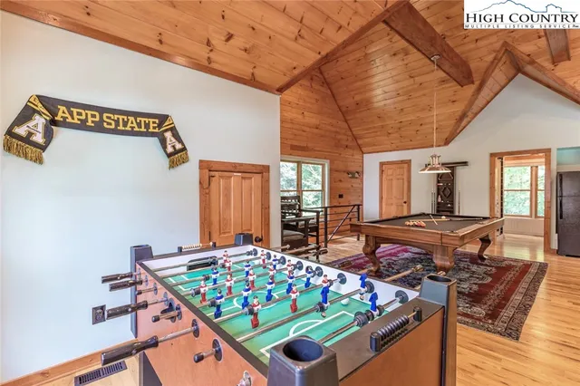 a outdoor space with seating area