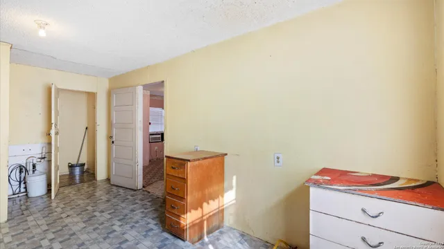 a room with storage and utility