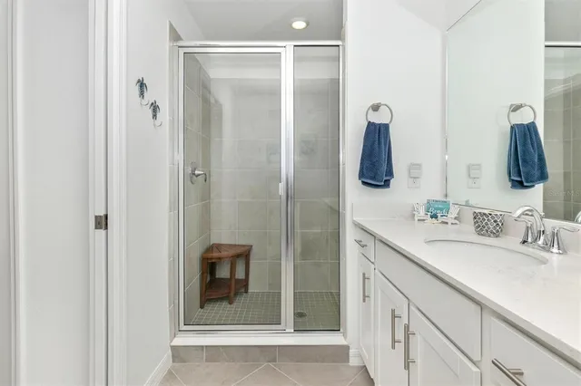 a view of a balcony with lake view