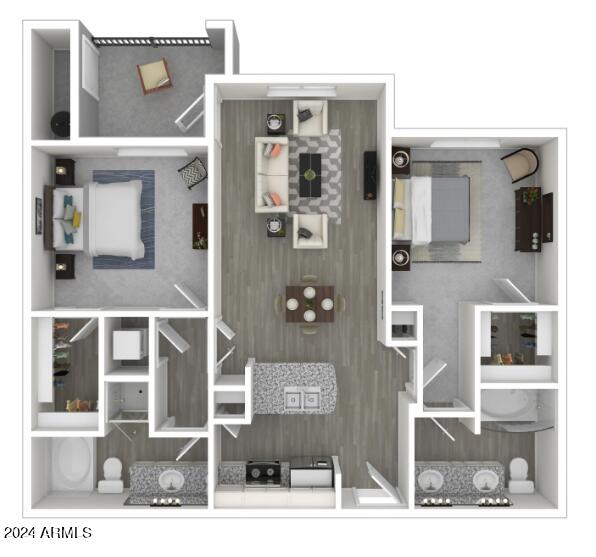 1441 East Germann Road, Unit 2 Chandler, AZ 85286 - Photo 22 of 22 2br Floorplan