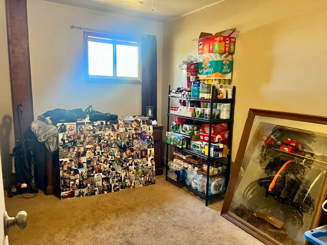 a view of a room with toys