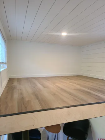 a view of wooden floor