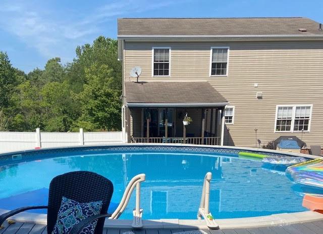 213 Sandworks Road Hunker, PA 15639 - Photo 25 of 25 View from Deck of Large Pool for Summer Fun.