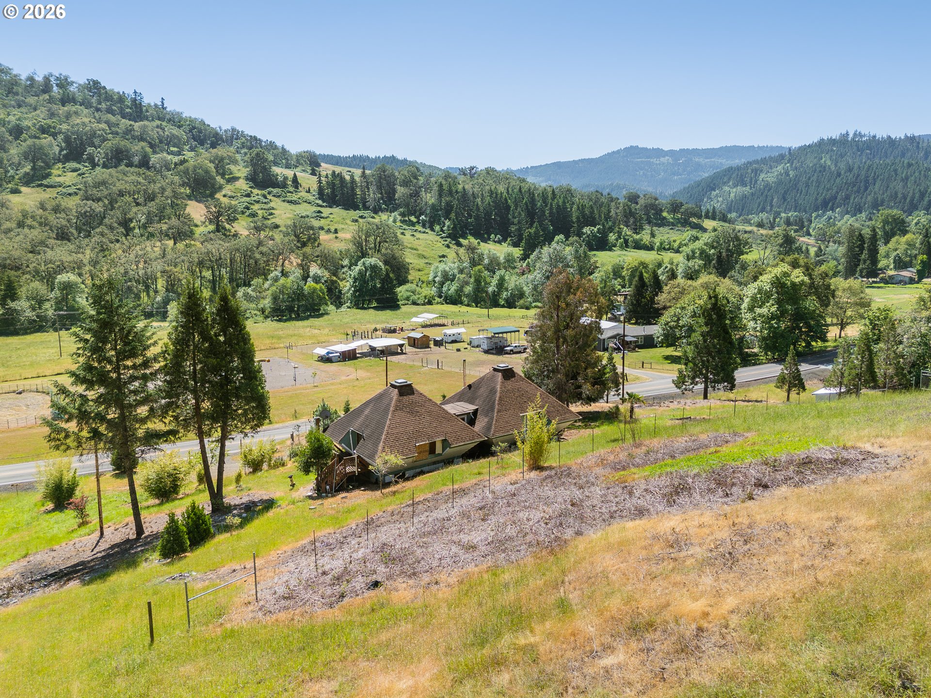 3707 Willis Creek Road Winston, OR 97496 - Photo 5 of 30 a view of a park with large trees
