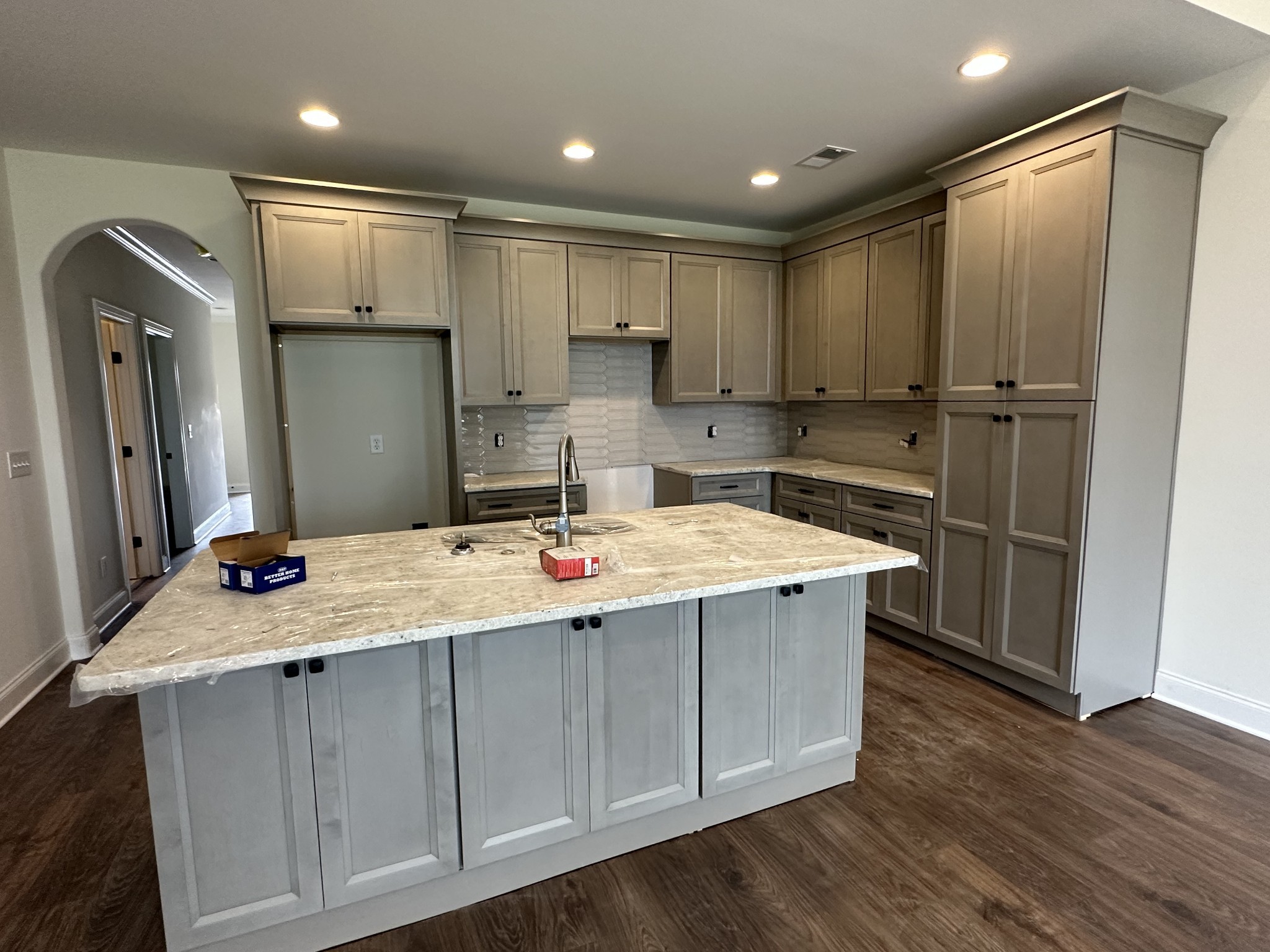 483 West Foxrun Springfield, TN 37172 - Photo 3 of 15 a kitchen with kitchen island a sink stainless steel appliances and cabinets