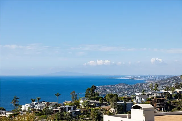 a view of city and ocean