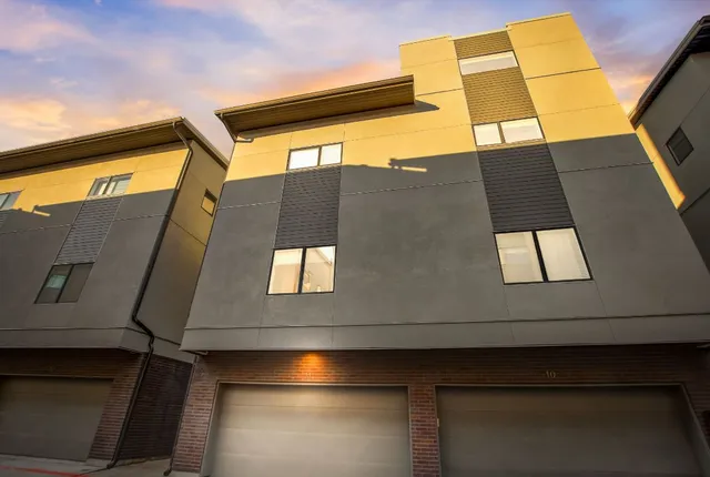 a back view of a building