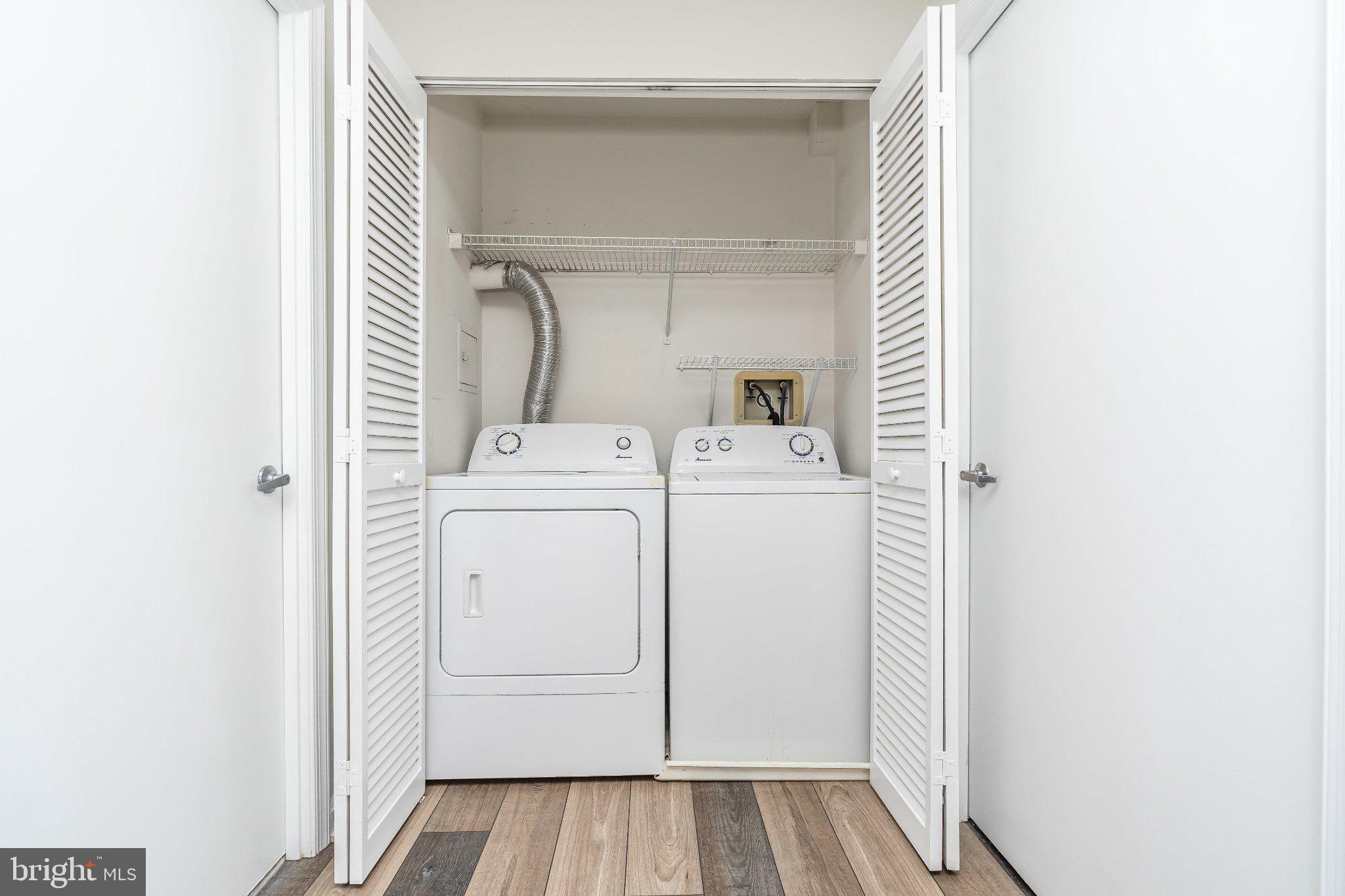 2702 Lighthouse Point East, Unit 532 Baltimore, MD 21224 - Photo 29 of 41 Efficient laundry space with style.
