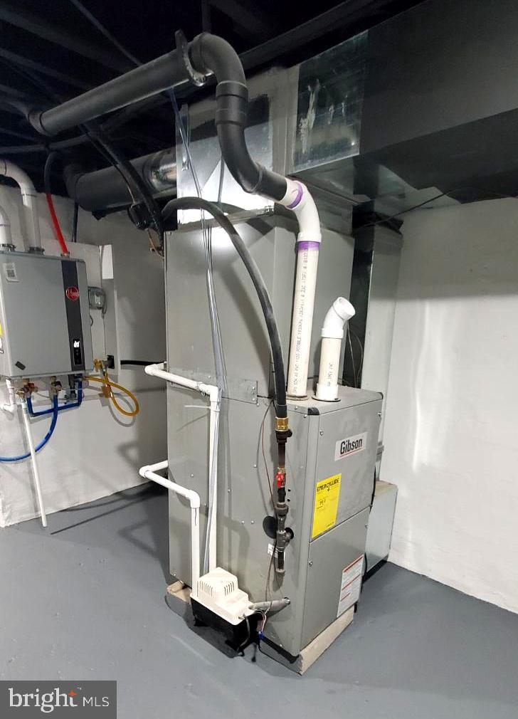102 West Clements Bridge Road Runnemede, NJ 08078 - Photo 18 of 20 Modern HVAC system in a clean basement.