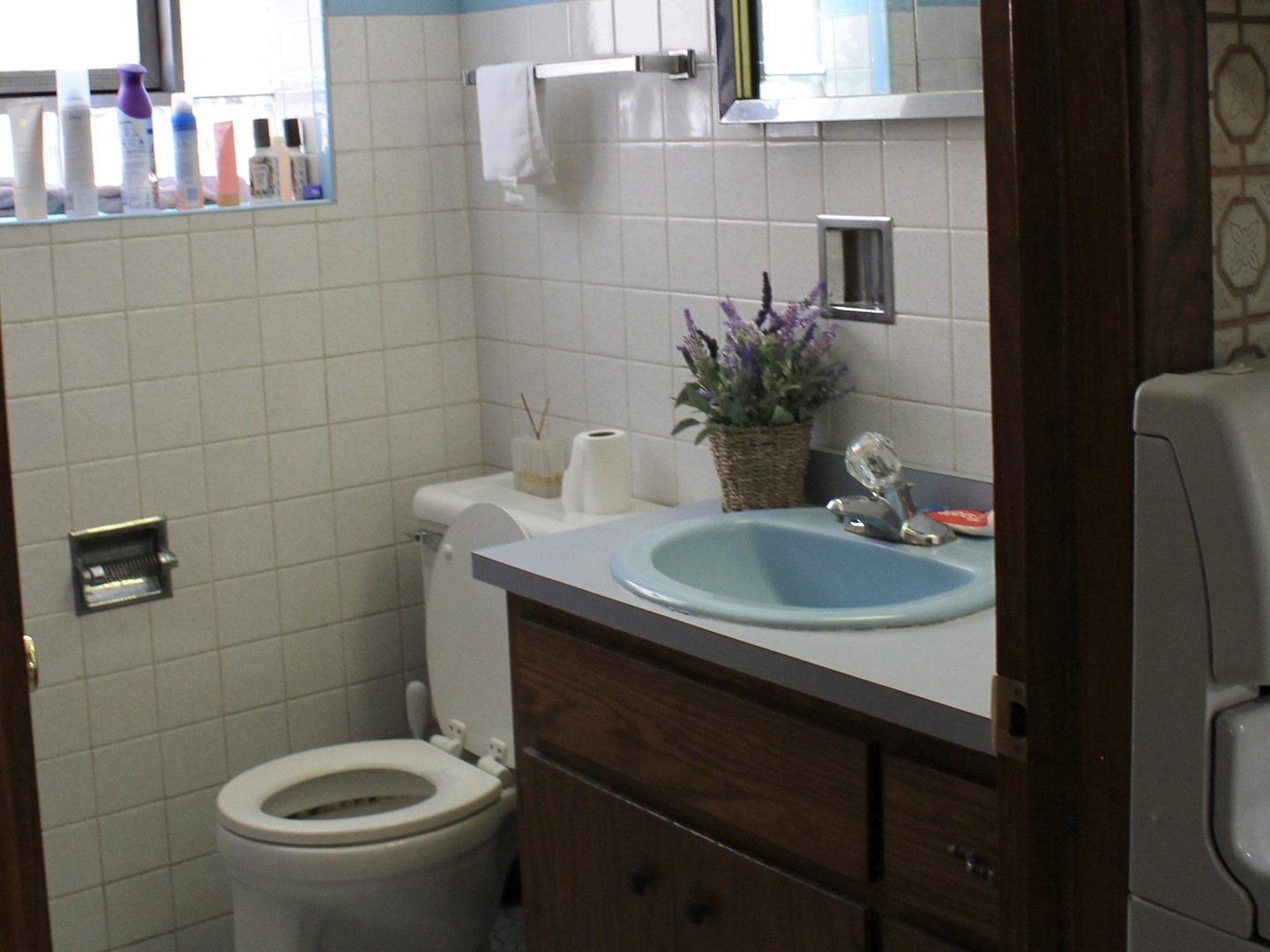 5325 West 53rd Place Chicago, IL 60638 - Photo 24 of 25 a bathroom with a sink a toilet and a mirror