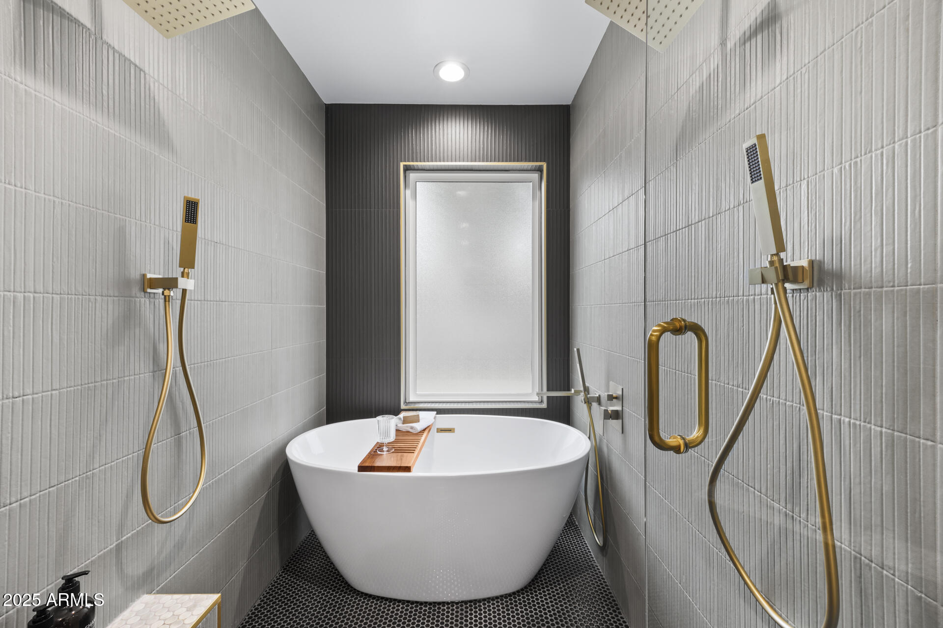 4059 East Cholla Street Phoenix, AZ 85028 - Photo 60 of 70 a bathroom with a bathtub and shower