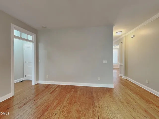 wooden floor in an empty room