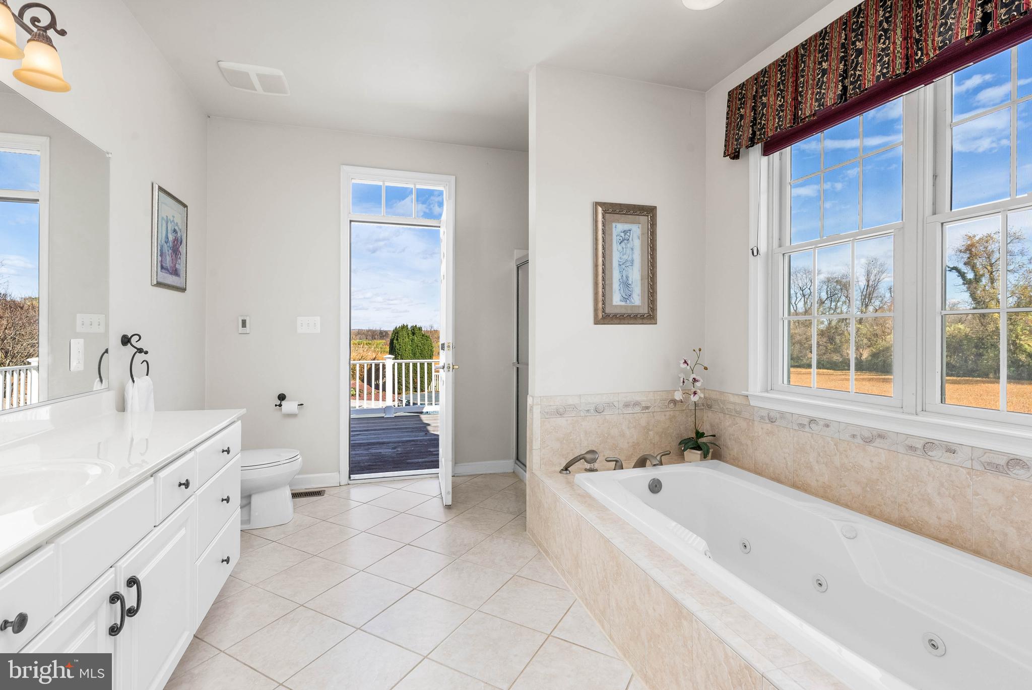 15507 Manor Road Monkton, MD 21111 - Photo 20 of 31 a spacious bathroom with a tub sink and mirror