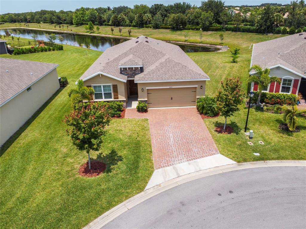 2025 Amazon Way Vero Beach, FL 32962 - Photo 2 of 33 a aerial view of a house with a lake view