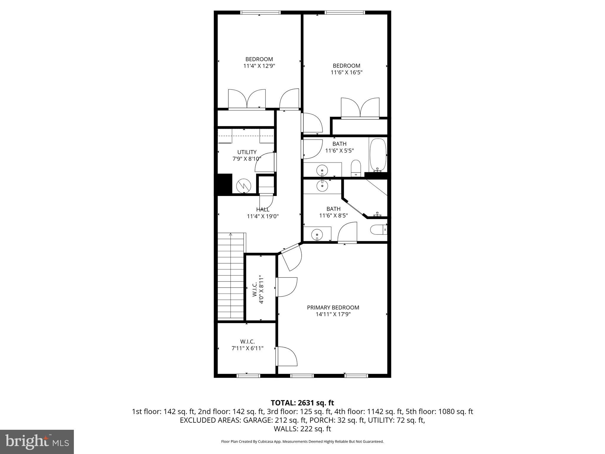 9539 Center Street Manassas, VA 20110 - Photo 39 of 40 Bedroom Level Floor Plan
