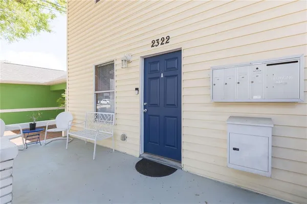 a view of outdoor space and porch
