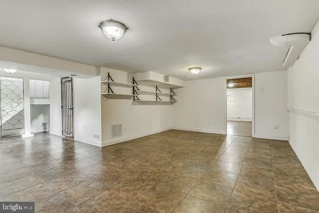 a view of an empty room