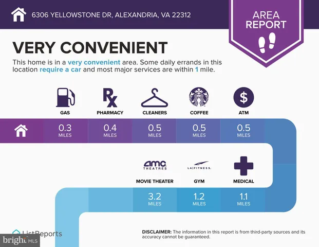 $3,550 | 6306 Yellowstone Drive, Alexandria, VA 22312