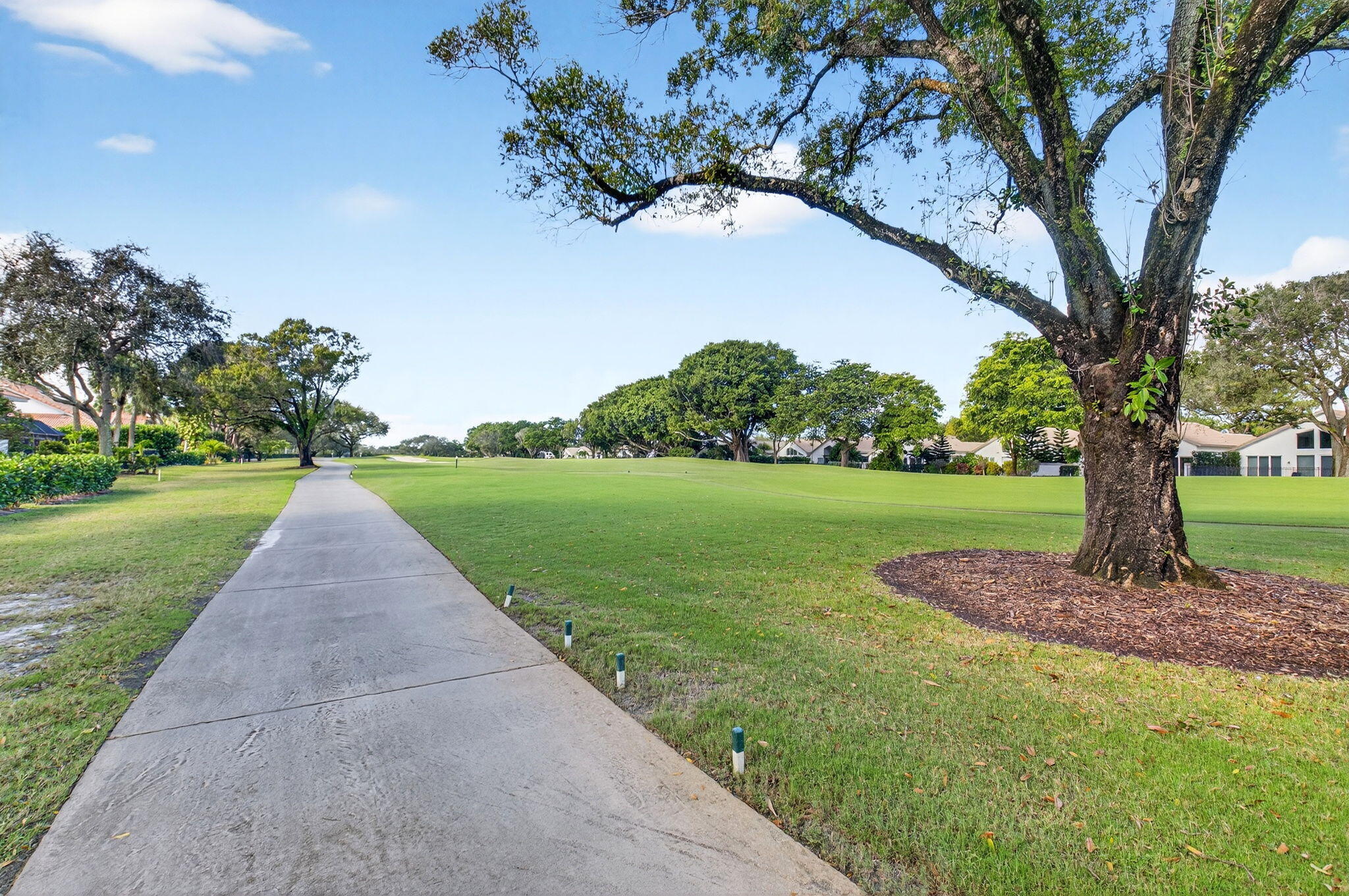 2225 Northwest 53rd Street Boca Raton, FL 33496 - Photo 32 of 46 a view of a garden with a fountain