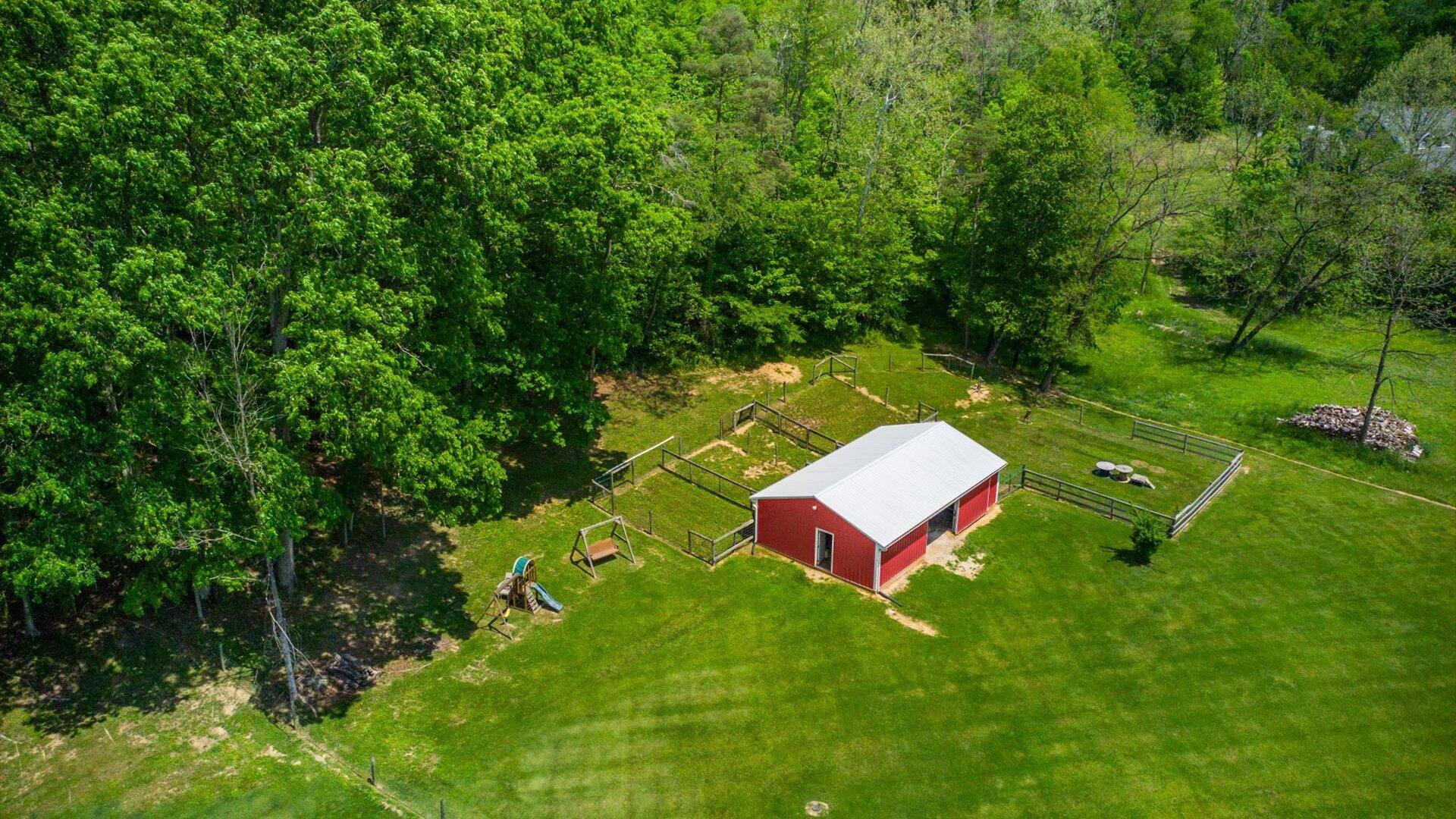 385 Irish Ridge Road Philo, OH 43771 - Photo 30 of 53 Aerial view of barn