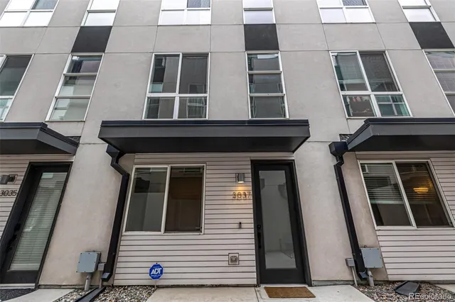 a view of a building with many windows