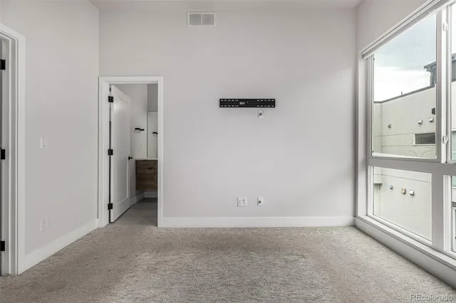 a view of an empty room