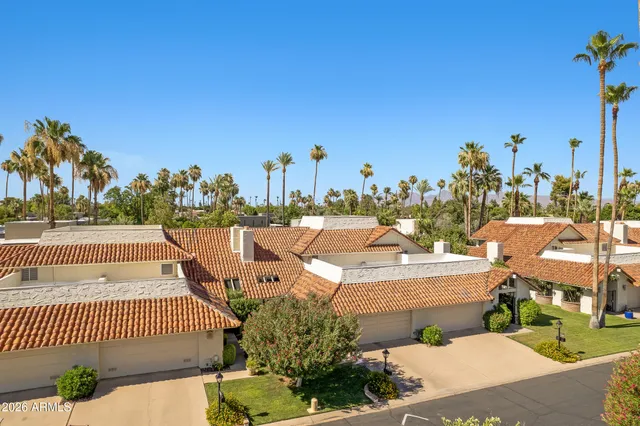 a view of a swimming pool and outdoor space
