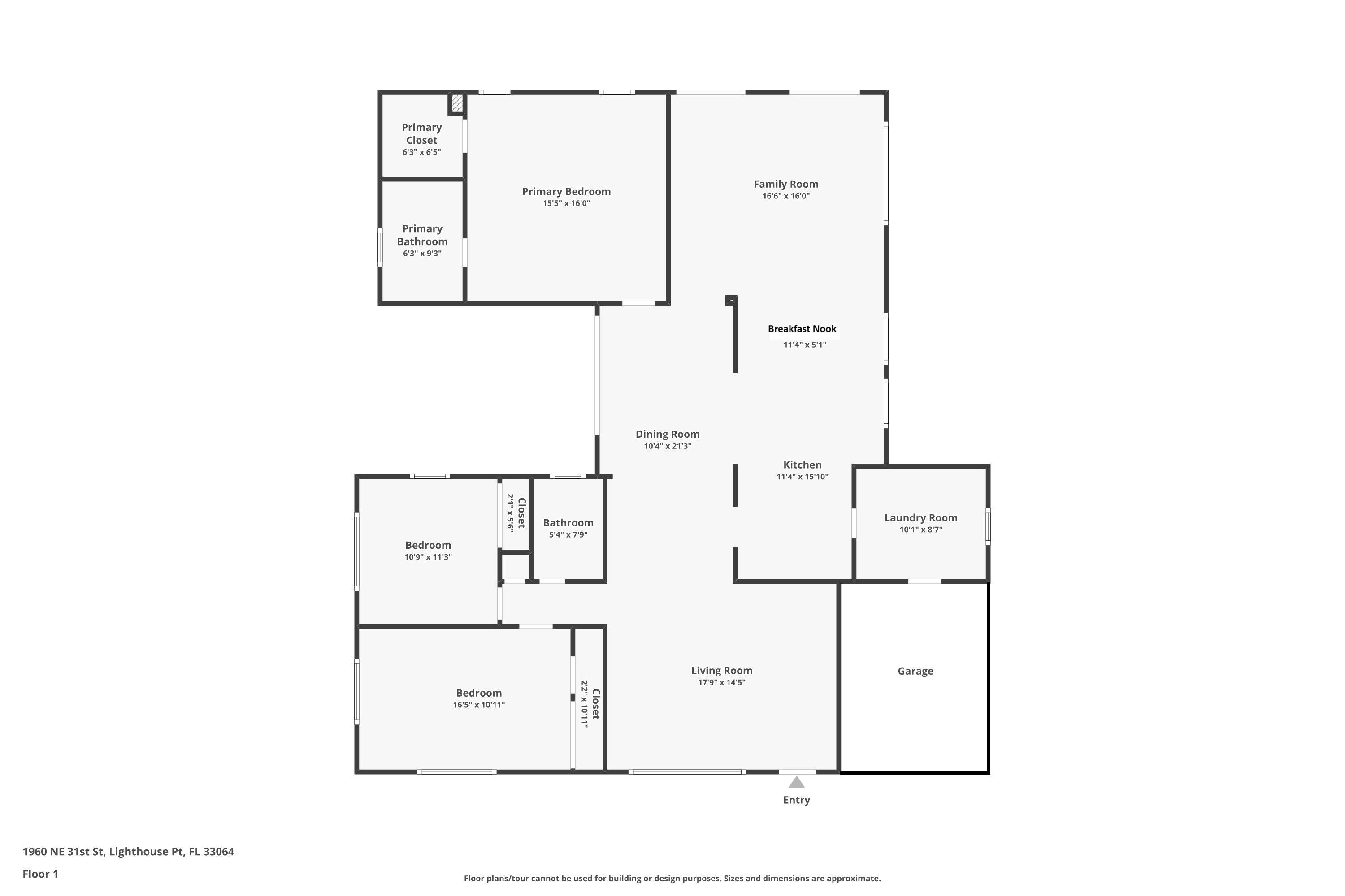 1960 Northeast 31st Street Lighthouse Point, FL 33064 - Photo 28 of 28 21 Floor Plan