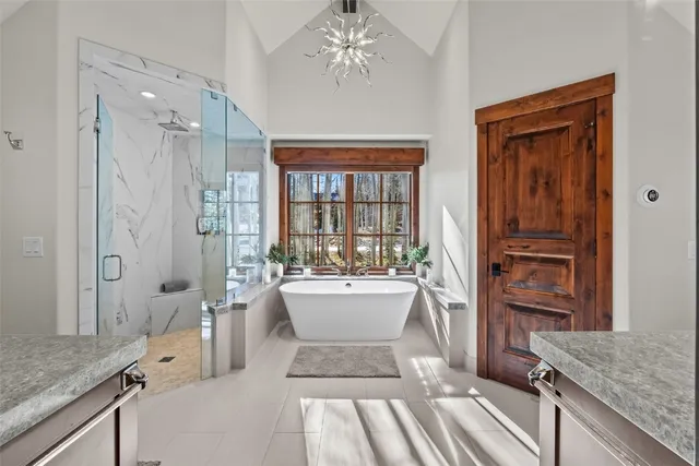 a very nice looking room with a large window