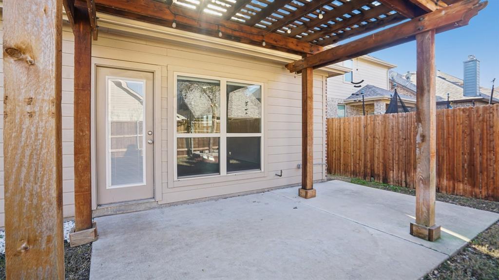 9904 Copperhead Lane McKinney, TX 75071 - Photo 36 of 40 View of patio featuring a pergola