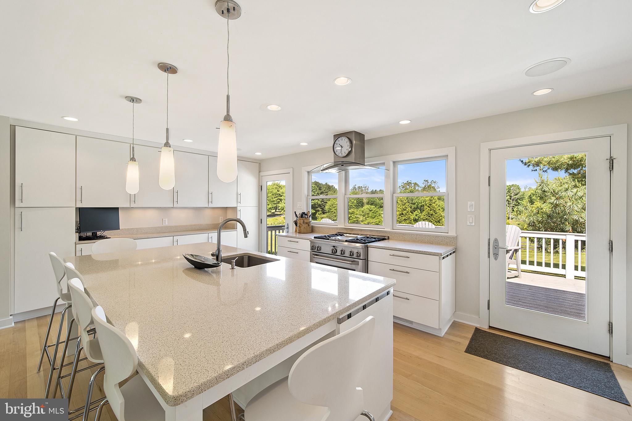 8684 Woodward Road Marshall, VA 20115 - Photo 13 of 30 Kitchen View with Rear Deck Access