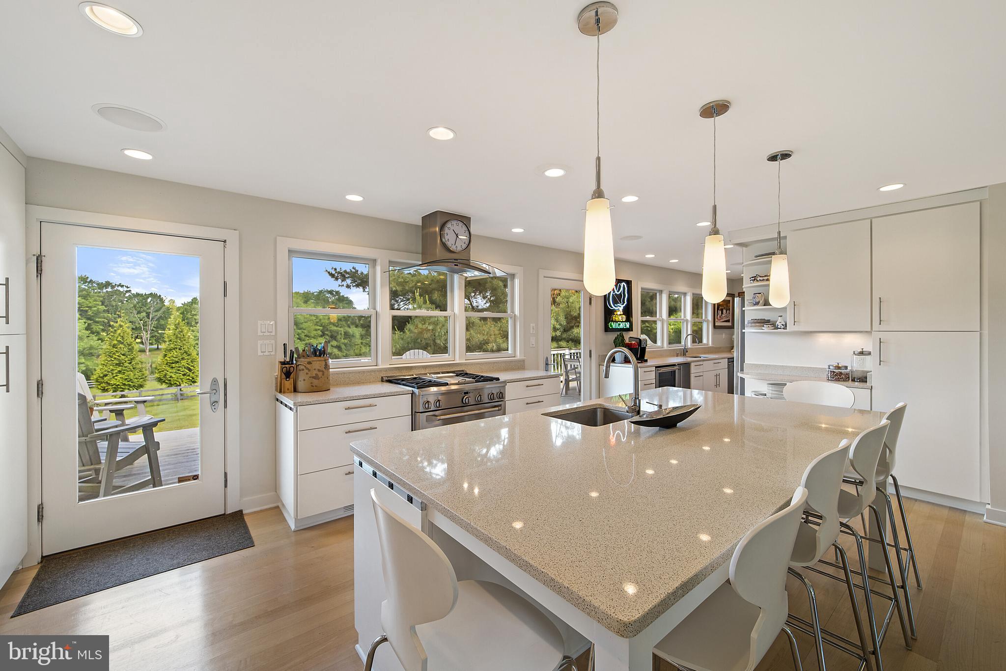8684 Woodward Road Marshall, VA 20115 - Photo 14 of 30 Kitchen View with Rear Deck Access