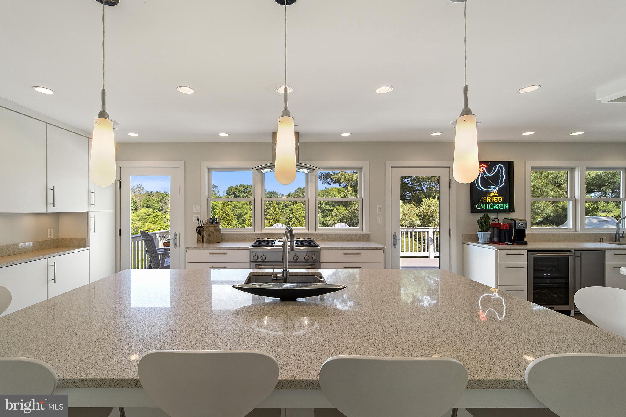 8684 Woodward Road Marshall, VA 20115 - Photo 17 of 30 Kitchen View to Rear Deck