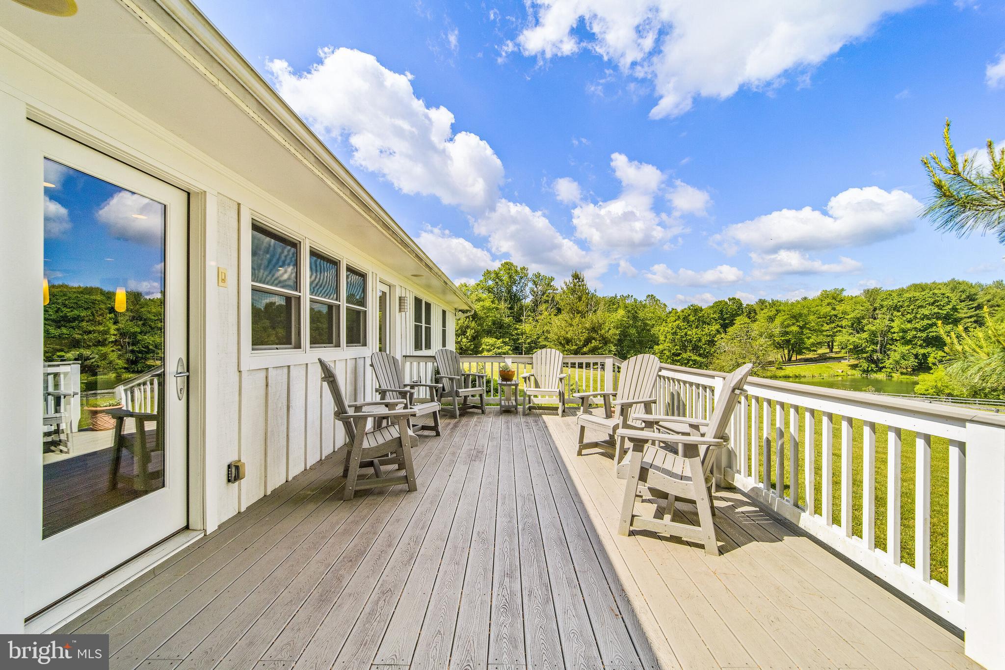 8684 Woodward Road Marshall, VA 20115 - Photo 25 of 30 Large Rear Deck