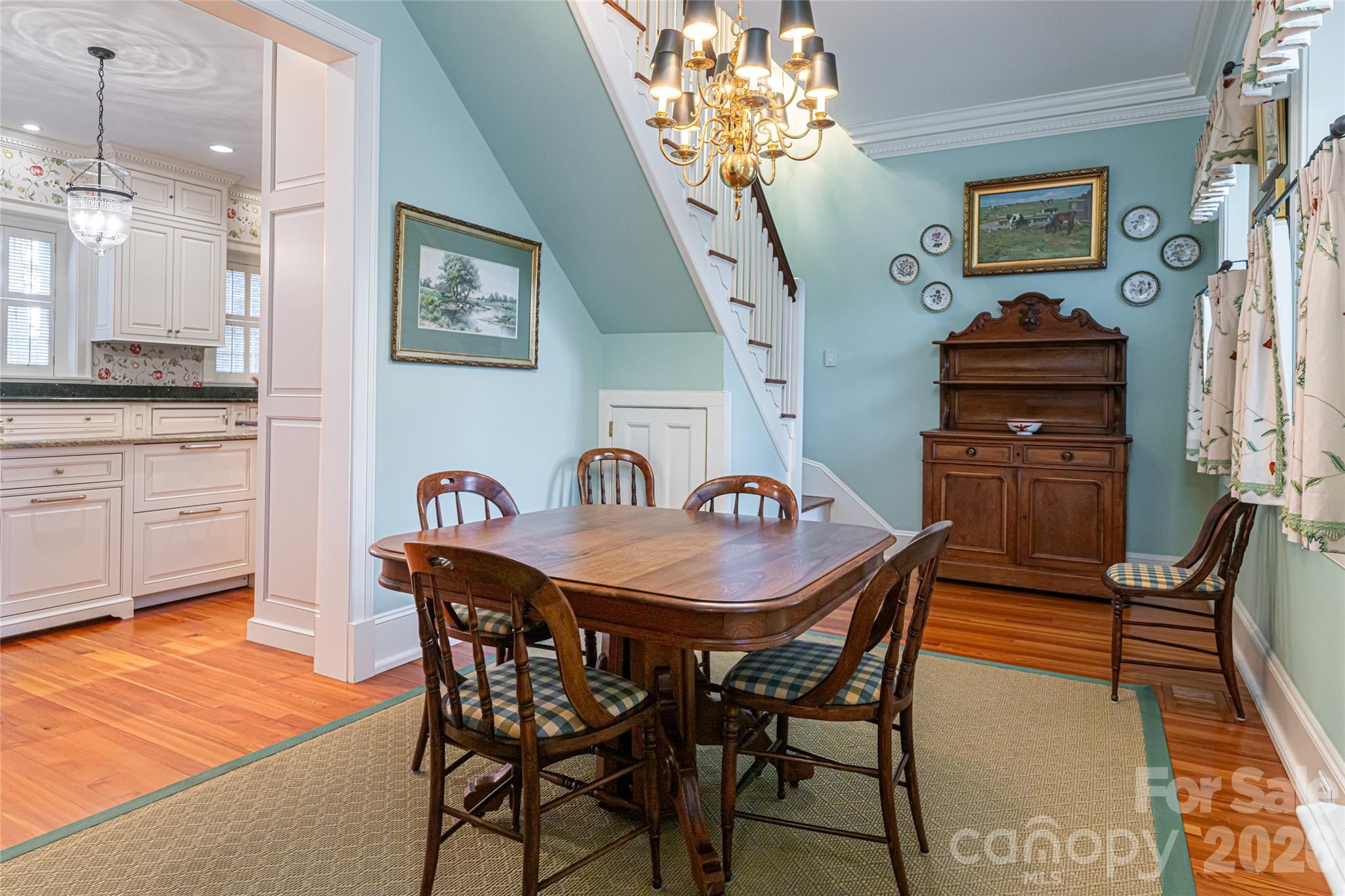 324 Vanderbilt Road Asheville, NC 28803 - Photo 20 of 48 a dining room with furniture and chandelier