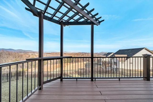 a view of a house with wooden floor