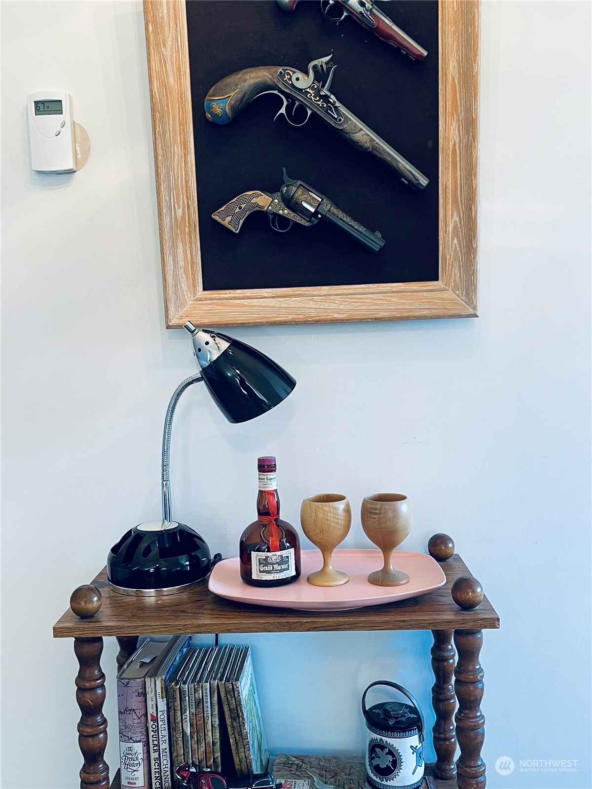 36808 Stackpole Road Oysterville, WA 98641 - Photo 33 of 40 a living room with furniture and a lamp