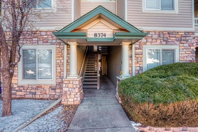 a view of a entryway door front of house